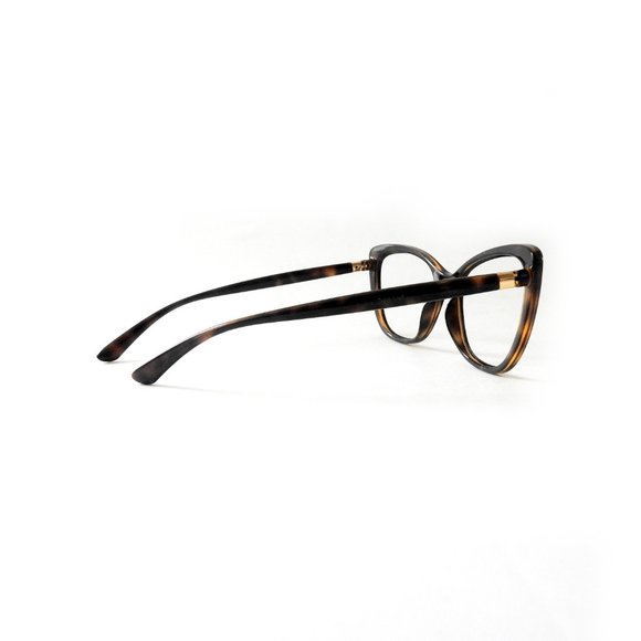Women's Dolce &Gabbana Tortoise Shell Acrylic Prescription Eyeglasses Frame - Picture 4 of 7